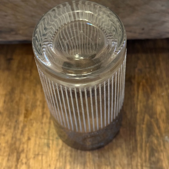 Single Silver Decorated Culver Highball 1950’s Glass 5.5” MCM - Picture 5 of 7